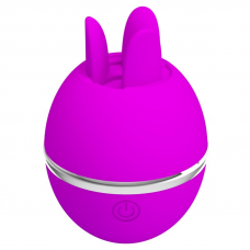 PRETTY LOVE - VIBRADOR DE SILICONE REDONDO ROXO BOLA GEMINI