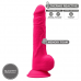SILEXD - MODELO 1 PÊNIS REALÍSTICO PREMIUM SILEXPAN SILICONE FÚCSIA 24 CM