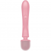 SATISFYER - TRIPLE LOVER RABBIT VIBRADOR MASSAGER ROSA