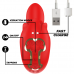 MIA - SELENA ESTIMULADOR VIBRANTE + TAPPING VERMELHO