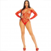 LEG AVENUE - BODY CROTHLESS COM VERMELHO BRILHANTE