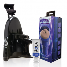 FLESHLIGHT - BLOW LM FLESH RP + LANÇAMENTO UNIVERSAL + LUBRIFICANTE AQUA QUALITY 50 ML