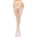LEG AVENUE - MEIAS DE REDE CROTCHLESS BRANCAS