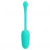 PRETTY LOVE - OVO VIBRANTE COM TEXTURA MARINHA RECARREGVEL AQUA GREEN