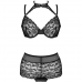LIVCO CORSETTI FASHION - COLEO LINERA FOR THE SENSES BRA + CALA PRETA