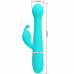 PRETTY LOVE - VIBRADOR COELHO DEJON 3 EM 1 MULTIFUNO AQUA VERDE