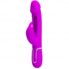 PRETTY LOVE - VIBRADOR COELHO DEJON 3 EM 1 MULTIFUNO AQUA VERDE
