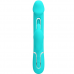 PRETTY LOVE - VIBRADOR COELHO DEJON 3 EM 1 MULTIFUNO AQUA VERDE